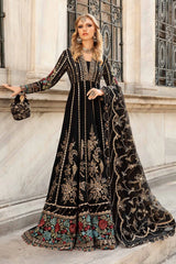 Sateen By Maria B Embroidered Cotton Satin Stitched 3Pc Suit CST-806