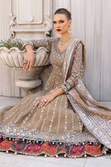 Sateen By Maria B Embroidered Cotton Satin Stitched 3Pc Suit CST-810