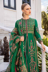 Sateen By Maria B Embroidered Cotton Satin Stitched 3Pc Suit CST-805