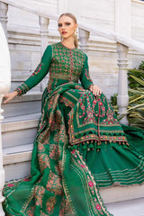 Sateen By Maria B Embroidered Cotton Satin Stitched 3Pc Suit CST-805