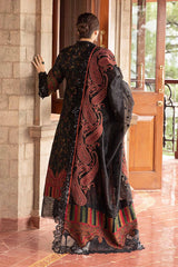 Maria.B Winter Luxe Embroidered Woven Stitched 3Pc Suit DL-1204