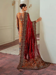 Baroque Chantelle Embroidered Zari Net Stitched 3Pc Suit EC-01