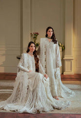 Baroque Chantelle Embroidered Chiffon Stitched 3Pc Suit EC-02