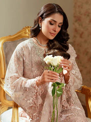 Baroque Chantelle Embroidered Organza Stitched 3Pc Suit EC-04