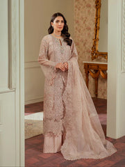 Baroque Chantelle Embroidered Organza Stitched 3Pc Suit EC-04