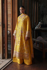 Qalamkar Qlinekari Embroidered Linen Stitched 3Pc Suit LM-04 SINSEAD