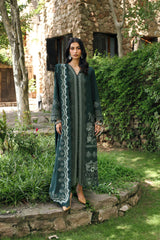 Qalamkar Qlinekari Embroidered Linen Stitched 3Pc Suit LM-05 AILIS