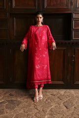 Qalamkar Qlinekari Embroidered Linen Stitched 3Pc Suit LM-07 NEESA