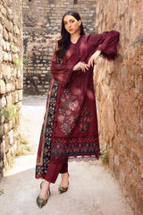 Maria.B M.Prints Embroidered Linen Stitched 3Pc Suit MPT-2401-B