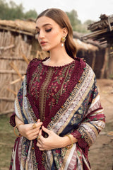 Maria.B M.Prints Embroidered Linen Stitched 3Pc Suit MPT-2406-B