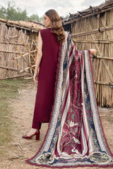 Maria.B M.Prints Embroidered Linen Stitched 3Pc Suit MPT-2406-B