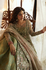 Hayat by Afrozeh Embroidered Organza Stitched 3Pc Suit AFH-24-03 SHREYA