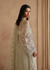 Akbar Aslam Deewani Embroidered Organza Stitched 3Pc Suit - ISOLDE