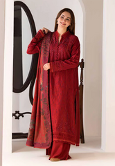 Sobia Nazir Embroidered Marina Herringbone Stitched 3Pc Suit WS24-1A