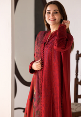 Sobia Nazir Embroidered Marina Herringbone Stitched 3Pc Suit WS24-1A